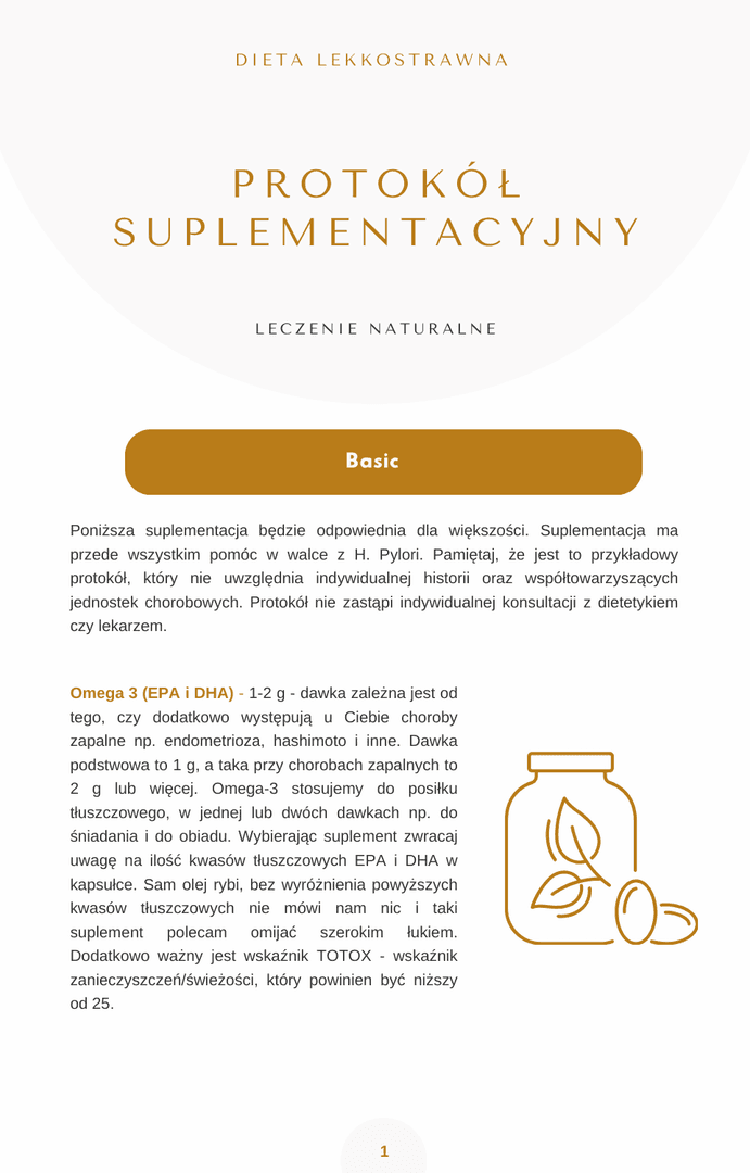 Zdjęcie produktu Helicobacter pylori protokół suplementacyjny