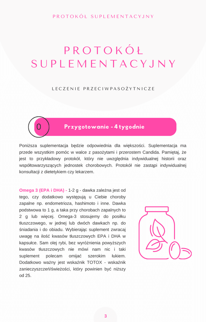 Zdjęcie produktu Pasożyty, przerost Candida protokół suplementacyjny