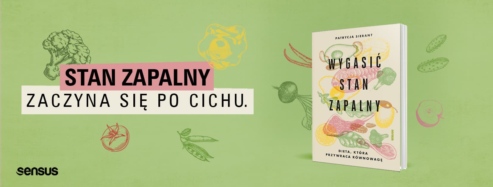 Okładka wpisu Książka "Wygasić stan zapalny. Dieta, która przywraca równowagę".