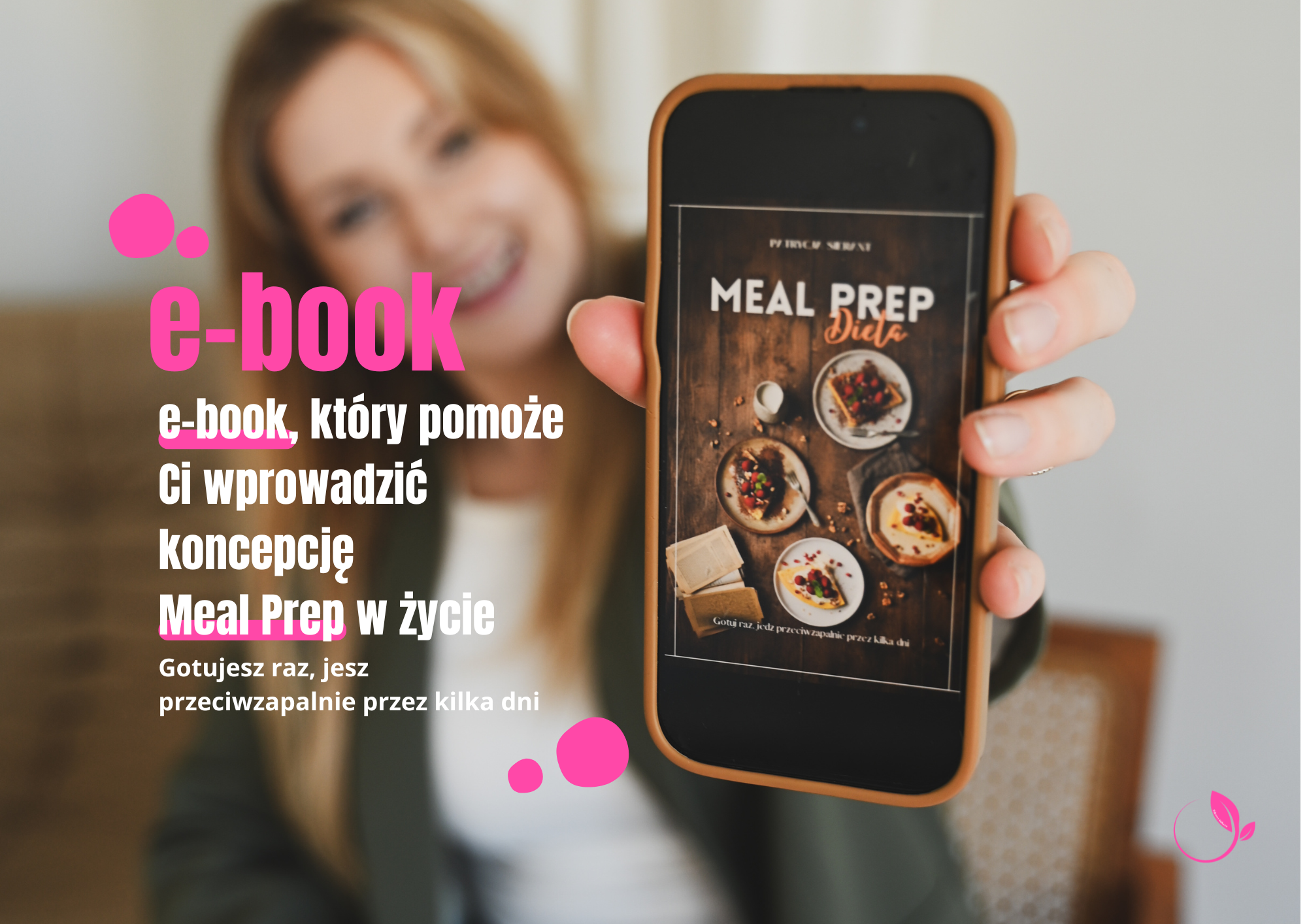 Reklama ebooka który pomoże Ci wprowadzić koncepcję Meal Prep w życie