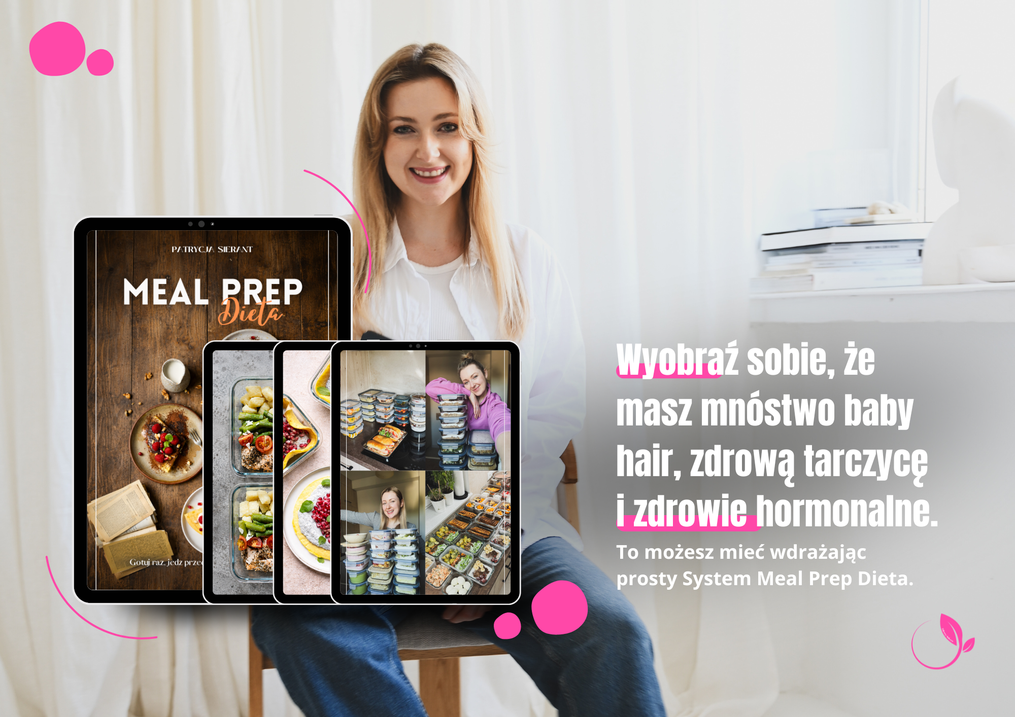 System Meal Prep Dieta - e-book z przepisami i planem zdrowych posiłków wspierających tarczycę, hormony i codzienne odżywianie.